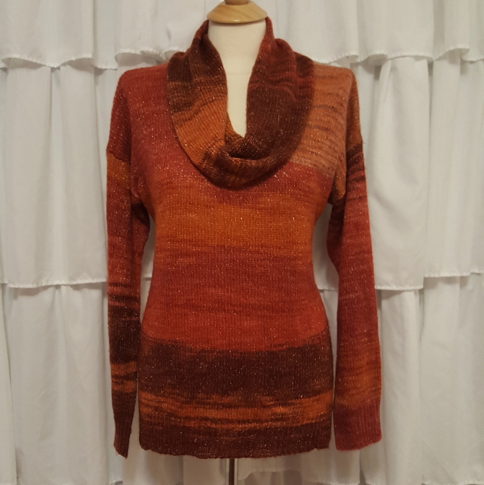 Brina&Em Earthy Sparkle Sweater